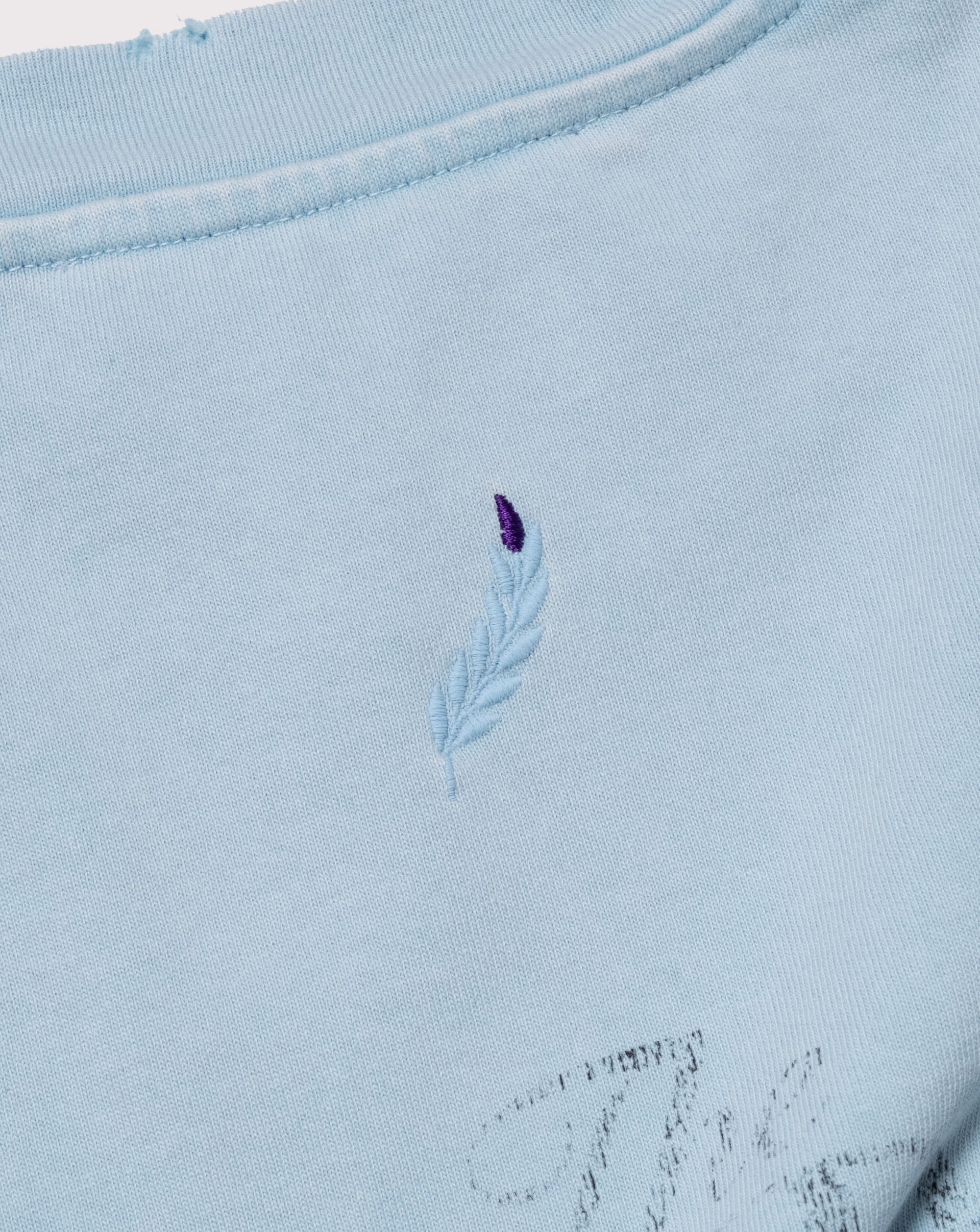 The Gride Crest Long Sleeve T-shirt Blue
