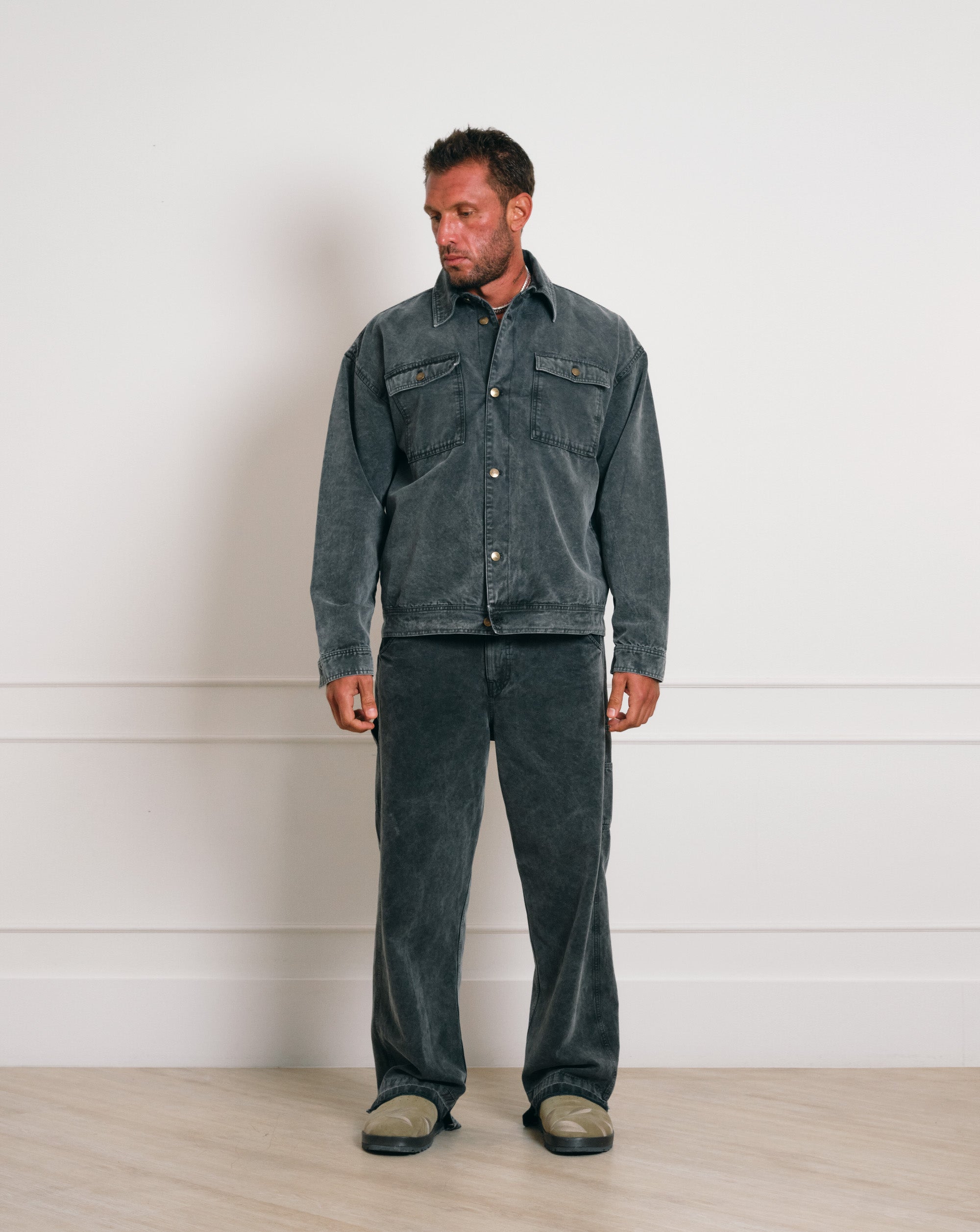 The Gride Sturdy overshirt Gray